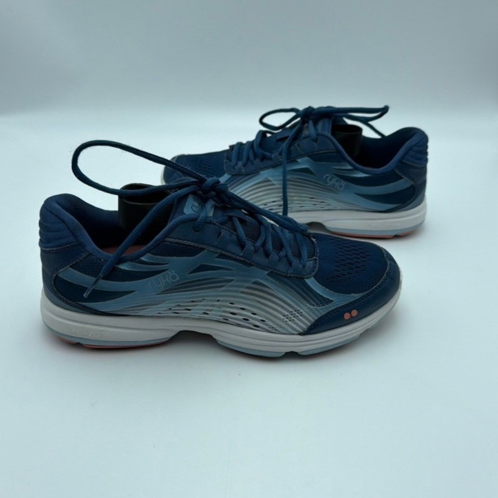 Ryka Devotion Plus 3 Sneaker Womens 10M Blue Walking Fitness Shoe